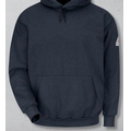 Bulwark Men's Pullover Hooded Fleece Sweatshirt - Navy Blue